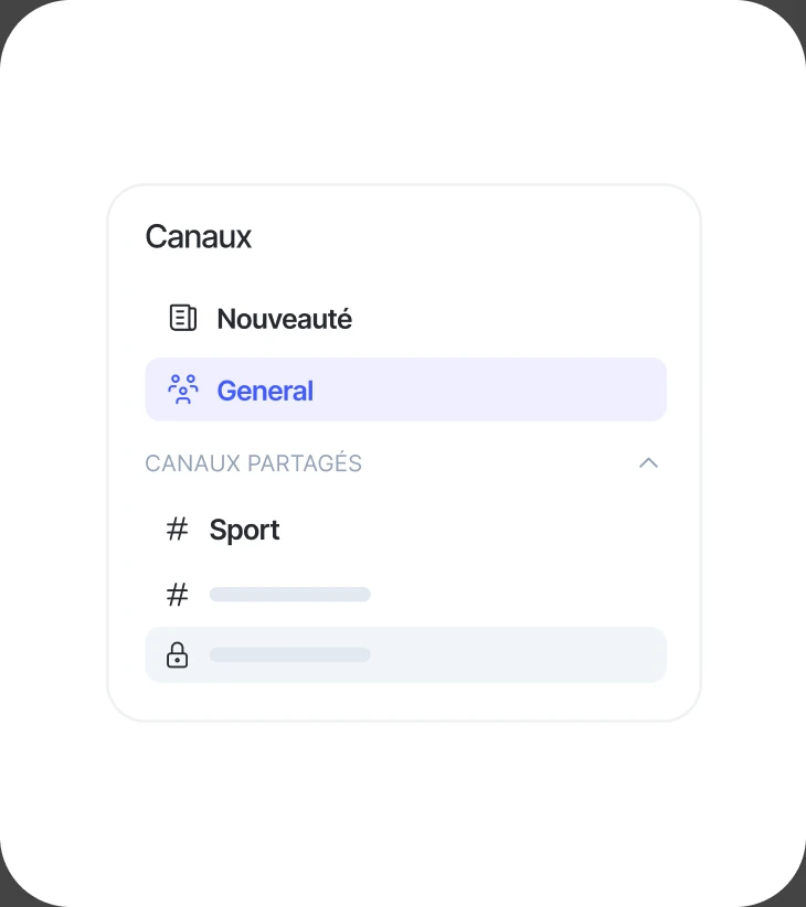 Canaux de communication interne dans Sesame HR