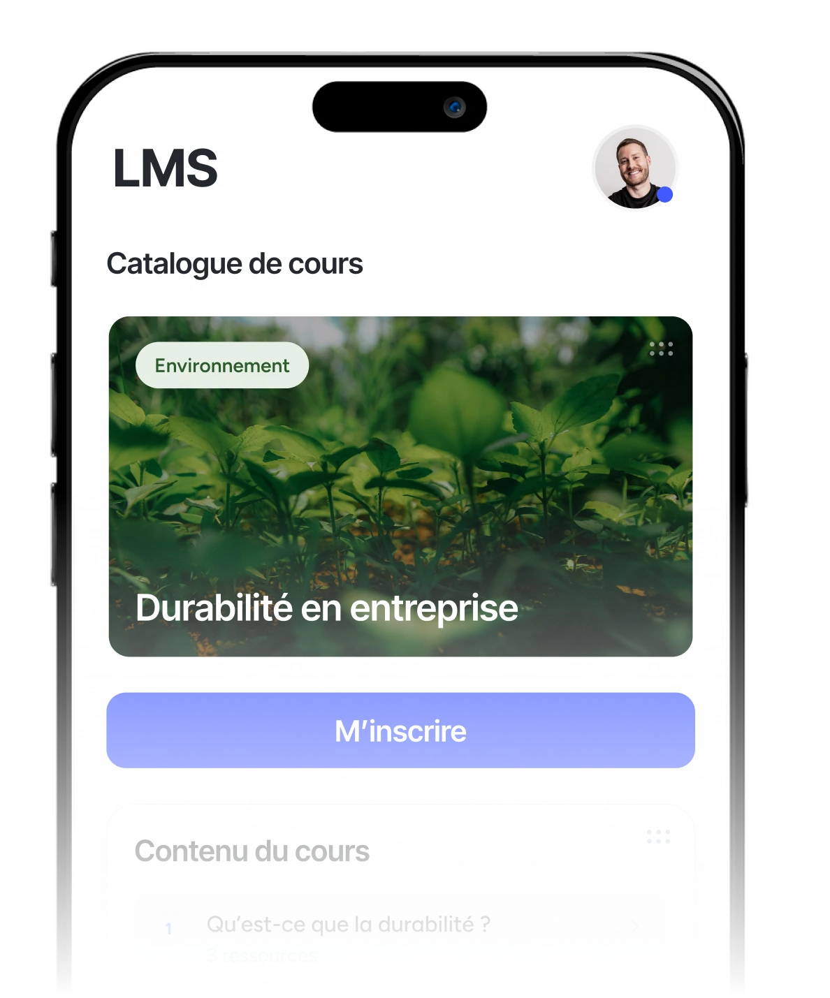 Sesame Learning sur mobile