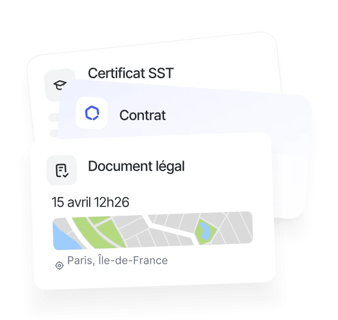 Documents d'onboarding archivés dans Sesame