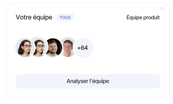 Vue de toute l'équipe dans Sesame