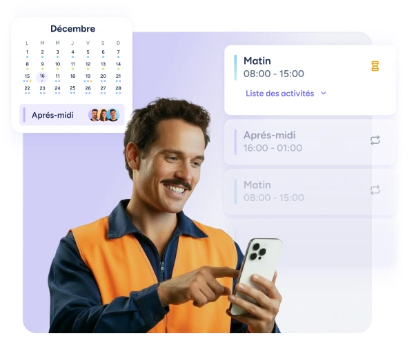 Contrôle des horaires adapté à la réalité du chantier