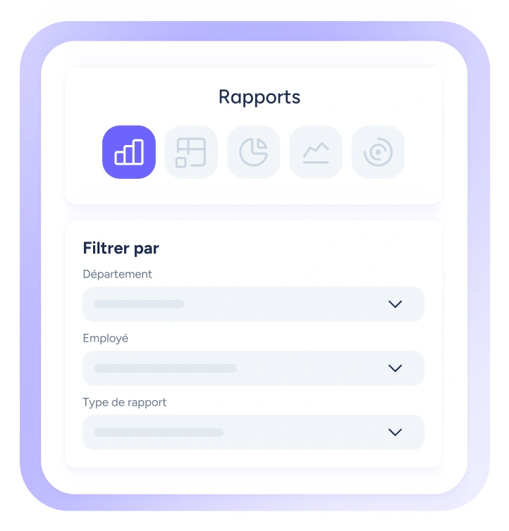 Rapports personnalisés